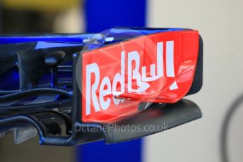 World © Octane Photographic Ltd. Formula 1 –  Abu Dhabi GP - Paddock. Scuderia Toro Rosso STR13. Yas Marina Circuit, Abu Dhabi. Thursday 22nd November 2018.