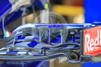 World © Octane Photographic Ltd. Formula 1 –  Abu Dhabi GP - Paddock. Scuderia Toro Rosso STR13. Yas Marina Circuit, Abu Dhabi. Thursday 22nd November 2018.