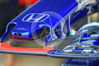 World © Octane Photographic Ltd. Formula 1 –  Abu Dhabi GP - Paddock. Scuderia Toro Rosso STR13. Yas Marina Circuit, Abu Dhabi. Thursday 22nd November 2018.
