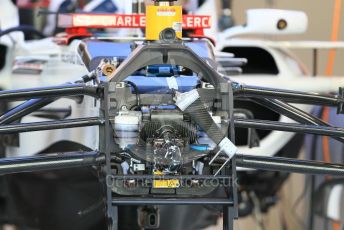 World © Octane Photographic Ltd. Formula 1 –  Abu Dhabi GP - Paddock. Alfa Romeo Sauber F1 Team C37 – Charles Leclerc. Yas Marina Circuit, Abu Dhabi. Thursday 22nd November 2018.