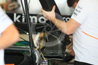 World © Octane Photographic Ltd. Formula 1 –  Abu Dhabi GP - Paddock. McLaren MCL33. Yas Marina Circuit, Abu Dhabi. Thursday 22nd November 2018.