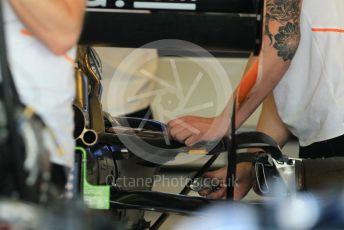 World © Octane Photographic Ltd. Formula 1 –  Abu Dhabi GP - Paddock. McLaren MCL33. Yas Marina Circuit, Abu Dhabi. Thursday 22nd November 2018.