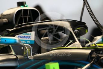 World © Octane Photographic Ltd. Formula 1 –  Abu Dhabi GP - Paddock. Mercedes AMG Petronas Motorsport AMG F1 W09 EQ Power+. Yas Marina Circuit, Abu Dhabi. Thursday 22nd November 2018.