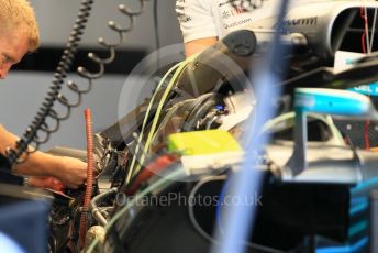World © Octane Photographic Ltd. Formula 1 –  Abu Dhabi GP - Pit lane. Mercedes AMG Petronas Motorsport AMG F1 W09 EQ Power+. Yas Marina Circuit, Abu Dhabi. Thursday 22nd November 2018.