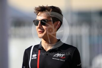 World © Octane Photographic Ltd. Formula 1 - Abu Dhabi GP - Paddock. George Russell - Mercedes AMG Petronas F1 Reserve Driver. Yas Marina Circuit, Abu Dhabi. Thursday 22nd November 2018.
