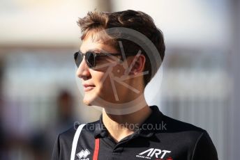 World © Octane Photographic Ltd. Formula 1 - Abu Dhabi GP - Paddock. George Russell - Mercedes AMG Petronas F1 Reserve Driver. Yas Marina Circuit, Abu Dhabi. Thursday 22nd November 2018.
