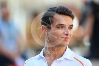 World © Octane Photographic Ltd. Formula 1 –  Abu Dhabi GP - Paddock. McLaren MCL33 Reserve Driver – Lando Norris. Yas Marina Circuit, Abu Dhabi. Thursday 22nd November 2018.