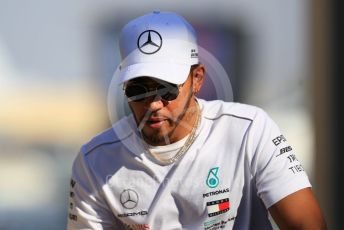 World © Octane Photographic Ltd. Formula 1 –  Abu Dhabi GP - Paddock. Mercedes AMG Petronas Motorsport AMG F1 W09 EQ Power+ - Lewis Hamilton. Yas Marina Circuit, Abu Dhabi. Thursday 22nd November 2018.