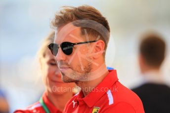 World © Octane Photographic Ltd. Formula 1 –  Abu Dhabi GP - Paddock. Scuderia Ferrari SF71-H – Sebastian Vettel. Yas Marina Circuit, Abu Dhabi. Thursday 22nd November 2018.