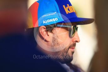 World © Octane Photographic Ltd. Formula 1 –  Abu Dhabi GP - Paddock. McLaren MCL33 – Fernando Alonso. Yas Marina Circuit, Abu Dhabi. Thursday 22nd November 2018.