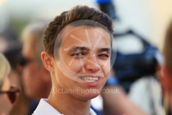 World © Octane Photographic Ltd. Formula 1 –  Abu Dhabi GP - Paddock. McLaren MCL33 Reserve Driver – Lando Norris. Yas Marina Circuit, Abu Dhabi. Thursday 22nd November 2018.