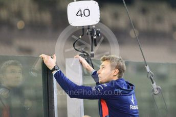 World © Octane Photographic Ltd. Formula 1 –  Abu Dhabi GP - Track Walk. Williams Martini Racing FW41 – Sergey Sirotkin. Yas Marina Circuit, Abu Dhabi. Thursday 22nd November 2018.
