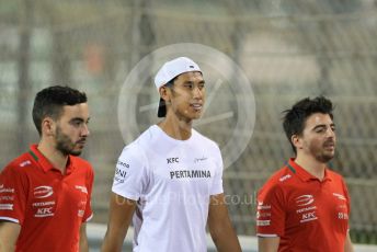 World © Octane Photographic Ltd. FIA Formula 2 (F2) – Abu Dhabi GP - Track Walk. Prema Powerteam - Sean Gelael. Yas Marina Circuit, Abu Dhabi. Thursday 22nd November 2018.