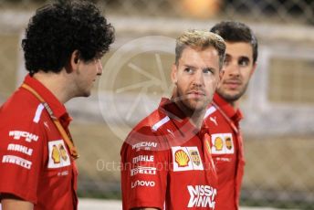World © Octane Photographic Ltd. Formula 1 –  Abu Dhabi GP - Track Walk. Scuderia Ferrari SF71-H – Sebastian Vettel. Yas Marina Circuit, Abu Dhabi. Thursday 22nd November 2018.