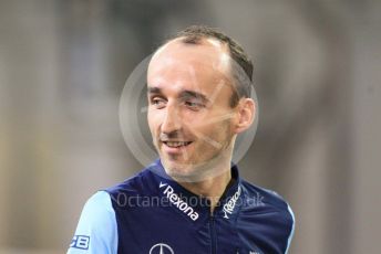 World © Octane Photographic Ltd. Formula 1 –  Abu Dhabi GP - Track Walk. Williams Martini Racing FW41 – Robert Kubica. Yas Marina Circuit, Abu Dhabi. Thursday 22nd November 2018.