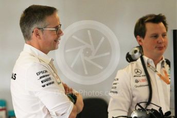 World © Octane Photographic Ltd. Formula 1 –  Abu Dhabi GP - Pit Lane. Mercedes AMG Petronas Motorsport AMG F1 W09 EQ Power+. Yas Marina Circuit, Abu Dhabi. Thursday 22nd November 2018.