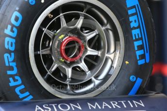 World © Octane Photographic Ltd. Formula 1 –  Abu Dhabi GP - Paddock. Aston Martin Red Bull Racing TAG Heuer RB14. Yas Marina Circuit, Abu Dhabi. Thursday 22nd November 2018.