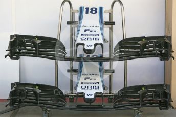 World © Octane Photographic Ltd. Formula 1 –  Abu Dhabi GP - Paddock. Williams Martini Racing FW41. Yas Marina Circuit, Abu Dhabi. Thursday 22nd November 2018.