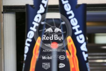 World © Octane Photographic Ltd. Formula 1 –  Abu Dhabi GP - Pit lane. Aston Martin Red Bull Racing TAG Heuer RB14. Yas Marina Circuit, Abu Dhabi. Thursday 22nd November 2018.