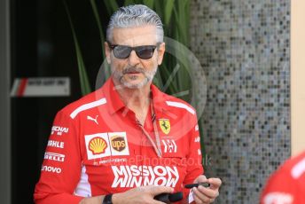 World © Octane Photographic Ltd. Formula 1 - Abu Dhabi GP - Paddock. Maurizio Arrivabene – Managing Director and Team Principal of Scuderia Ferrari. Yas Marina Circuit, Abu Dhabi. Thursday 22nd November 2018.