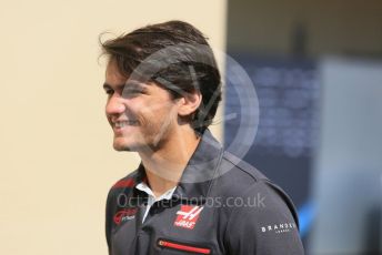 World © Octane Photographic Ltd. Formula 1 –  Abu Dhabi GP - Paddock. Haas F1 Team 2019 test driver– Pietro Fittipaldi. Yas Marina Circuit, Abu Dhabi. Thursday 22nd November 2018.