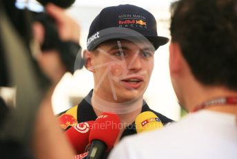 World © Octane Photographic Ltd. Formula 1 –  Abu Dhabi GP - Paddock. Aston Martin Red Bull Racing TAG Heuer RB14 – Max Verstappen. Yas Marina Circuit, Abu Dhabi. Thursday 22nd November 2018.