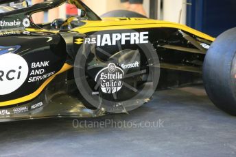 World © Octane Photographic Ltd. Formula 1 –  Abu Dhabi GP - Pit Lane. Renault Sport F1 Team RS18. Yas Marina Circuit, Abu Dhabi. Thursday 22nd November 2018.