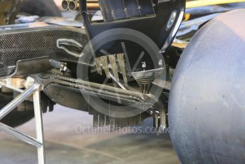 World © Octane Photographic Ltd. Formula 1 –  Abu Dhabi GP - Pit Lane. Renault Sport F1 Team RS18. Yas Marina Circuit, Abu Dhabi. Thursday 22nd November 2018.