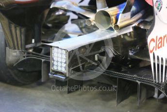 World © Octane Photographic Ltd. Formula 1 –  Abu Dhabi GP - Pit Lane. Alfa Romeo Sauber F1 Team C37 – Antonio Giovinazzi. Yas Marina Circuit, Abu Dhabi. Thursday 22nd November 2018.