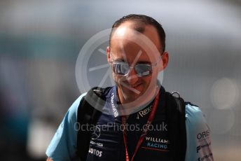 World © Octane Photographic Ltd. Formula 1 –  Abu Dhabi GP - Paddock. Williams Martini Racing FW41 – Robert Kubica. Yas Marina Circuit, Abu Dhabi. Thursday 22nd November 2018.