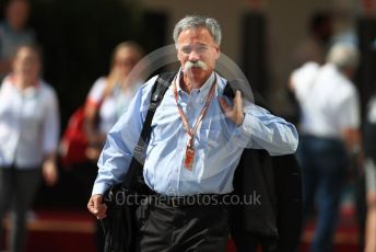 World © Octane Photographic Ltd. Formula 1 - Abu Dhabi GP - Paddock. Chase Carey - Chief Executive Officer of the Formula One Group. Yas Marina Circuit, Abu Dhabi. Thursday 22nd November 2018.