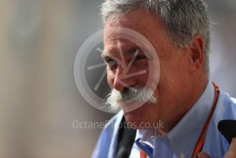 World © Octane Photographic Ltd. Formula 1 - Abu Dhabi GP - Paddock. Chase Carey - Chief Executive Officer of the Formula One Group. Yas Marina Circuit, Abu Dhabi. Thursday 22nd November 2018.