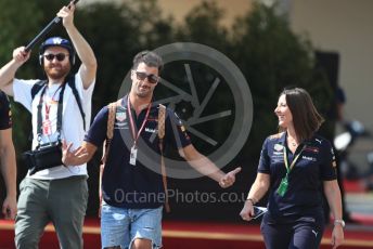 World © Octane Photographic Ltd. Formula 1 –  Abu Dhabi GP - Paddock. Aston Martin Red Bull Racing TAG Heuer RB14 – Daniel Ricciardo. Yas Marina Circuit, Abu Dhabi. Thursday 22nd November 2018.