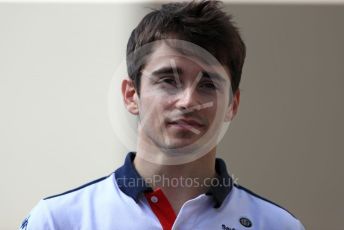 World © Octane Photographic Ltd. Formula 1 –  Abu Dhabi GP - Paddock. Alfa Romeo Sauber F1 Team C37 – Charles Leclerc. Yas Marina Circuit, Abu Dhabi. Thursday 22nd November 2018.