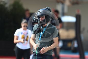 World © Octane Photographic Ltd. Formula 1 - Abu Dhabi GP - Paddock. Helmet cam in the paddock. Yas Marina Circuit, Abu Dhabi. Thursday 22nd November 2018.