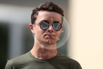 World © Octane Photographic Ltd. Formula 1 - Abu Dhabi GP - Paddock. Lando Norris - McLaren Reserve Driver. Yas Marina Circuit, Abu Dhabi. Thursday 22nd November 2018.
