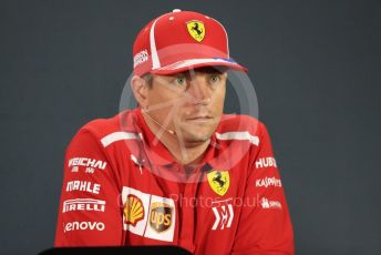 World © Octane Photographic Ltd. Formula 1 – Abu Dhabi GP - FIA Drivers’ Press Conference. Scuderia Ferrari – Kimi Raikkonen. Yas Marina Circuit, Abu Dhabi. Thursday 22nd November 2018.