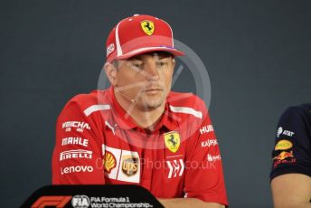 World © Octane Photographic Ltd. Formula 1 – Abu Dhabi GP - FIA Drivers’ Press Conference. Scuderia Ferrari – Kimi Raikkonen. Yas Marina Circuit, Abu Dhabi. Thursday 22nd November 2018.