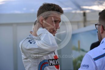 World © Octane Photographic Ltd. Formula 1 – Australian GP - Driver Photo Call. Williams Martini Racing FW41 – Sergey Sirotkin. Albert Park, Melbourne, Australia. Thursday 22nd March 2018.