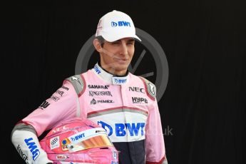 World © Octane Photographic Ltd. Formula 1 – Australian GP - Driver Photo Call. Sahara Force India VJM11 - Esteban Ocon. Albert Park, Melbourne, Australia. Thursday 22nd March 2018.