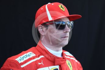 World © Octane Photographic Ltd. Formula 1 – Australian GP - Driver Photo Call. Scuderia Ferrari SF71-H – Kimi Raikkonen. Albert Park, Melbourne, Australia. Thursday 22nd March 2018.