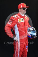 World © Octane Photographic Ltd. Formula 1 – Australian GP - Driver Photo Call. Scuderia Ferrari SF71-H – Kimi Raikkonen. Albert Park, Melbourne, Australia. Thursday 22nd March 2018.