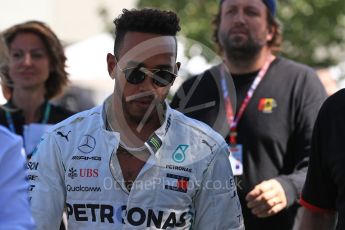 World © Octane Photographic Ltd. Formula 1 – Australian GP - Driver Photo Call. Mercedes AMG Petronas Motorsport AMG F1 W09 EQ Power+ - Lewis Hamilton. Albert Park, Melbourne, Australia. Thursday 22nd March 2018.