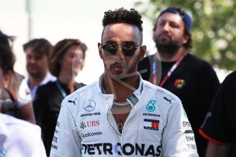 World © Octane Photographic Ltd. Formula 1 – Australian GP - Driver Photo Call. Mercedes AMG Petronas Motorsport AMG F1 W09 EQ Power+ - Lewis Hamilton. Albert Park, Melbourne, Australia. Thursday 22nd March 2018.