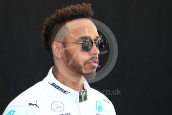 World © Octane Photographic Ltd. Formula 1 – Australian GP - Driver Photo Call. Mercedes AMG Petronas Motorsport AMG F1 W09 EQ Power+ - Lewis Hamilton. Albert Park, Melbourne, Australia. Thursday 22nd March 2018.