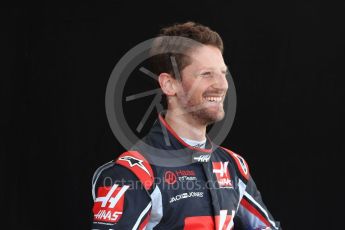 World © Octane Photographic Ltd. Formula 1 – Australian GP - Driver Photo Call. Haas F1 Team VF-18 – Romain Grosjean. Albert Park, Melbourne, Australia. Thursday 22nd March 2018.