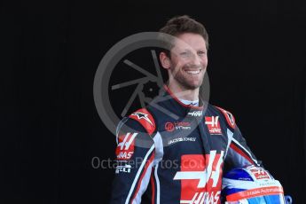 World © Octane Photographic Ltd. Formula 1 – Australian GP - Driver Photo Call. Haas F1 Team VF-18 – Romain Grosjean. Albert Park, Melbourne, Australia. Thursday 22nd March 2018.