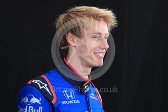 World © Octane Photographic Ltd. Formula 1 – Australian GP - Driver Photo Call. Scuderia Toro Rosso STR13 – Brendon Hartley. Albert Park, Melbourne, Australia. Thursday 22nd March 2018.