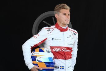 World © Octane Photographic Ltd. Formula 1 – Australian GP - Driver Photo Call. Alfa Romeo Sauber F1 Team C37 – Marcus Ericsson. Albert Park, Melbourne, Australia. Thursday 22nd March 2018.