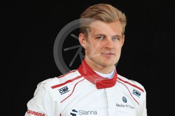 World © Octane Photographic Ltd. Formula 1 – Australian GP - Driver Photo Call. Alfa Romeo Sauber F1 Team C37 – Marcus Ericsson. Albert Park, Melbourne, Australia. Thursday 22nd March 2018.